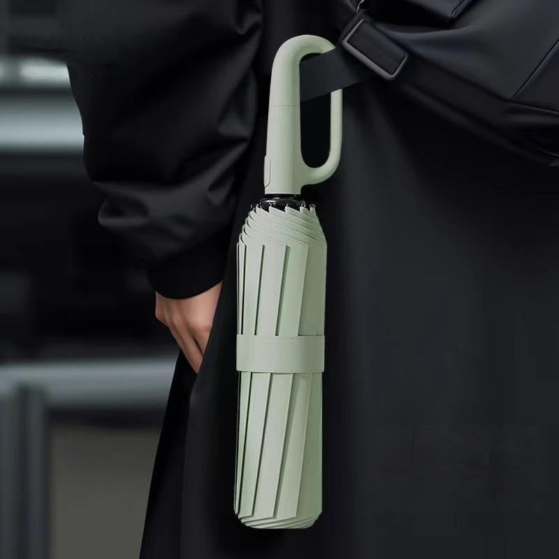 Compact Automatic Umbrella with Secure Grip Handle