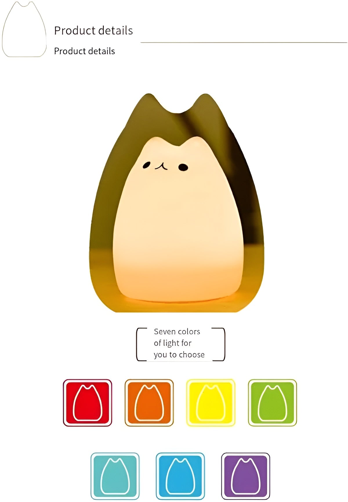 Cute Kids Night Lamp Dream Cat