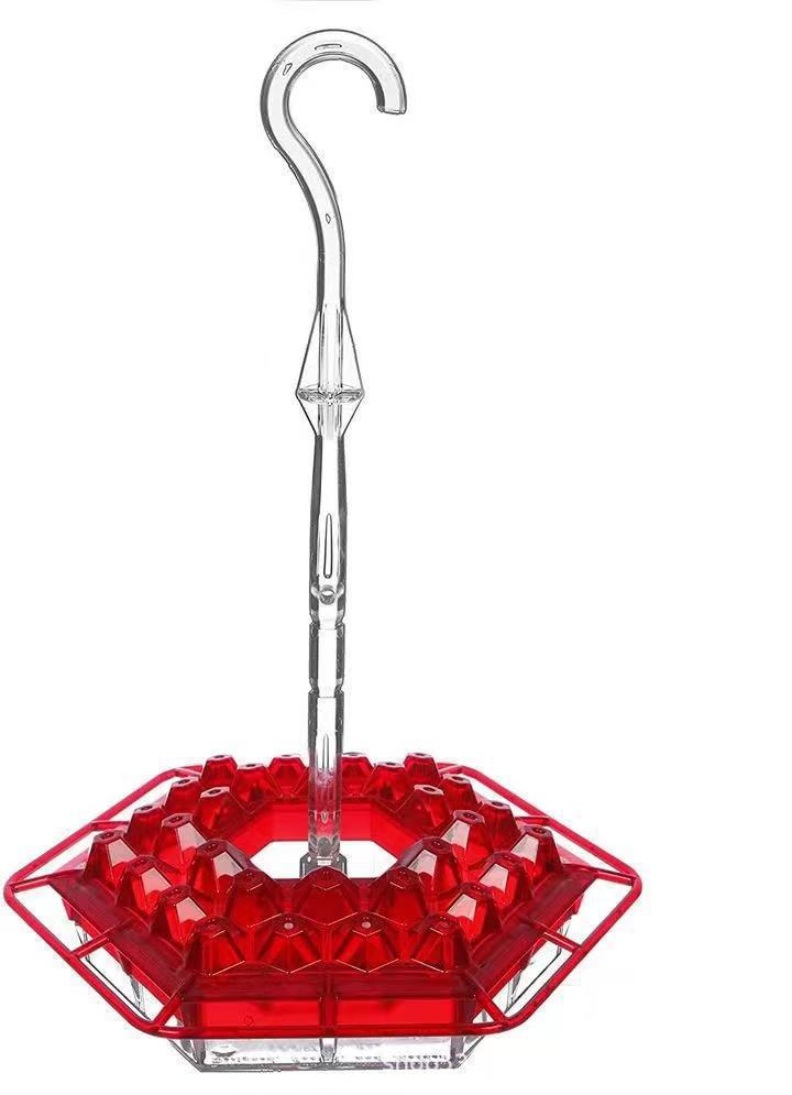 Outdoor Bird Feeder with 30 Ports, Ant Blocker, UV Protection