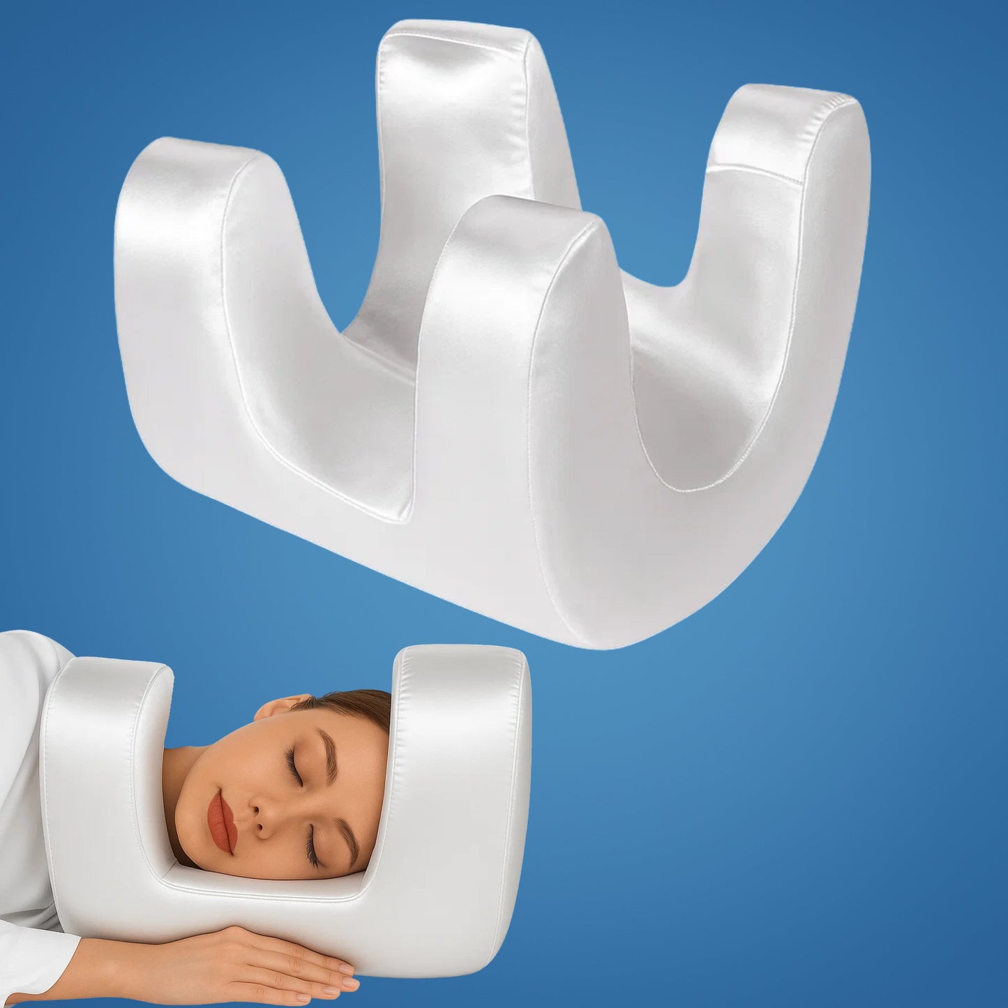 Cooling Memory Foam Contour Pillow for Side Sleepers
