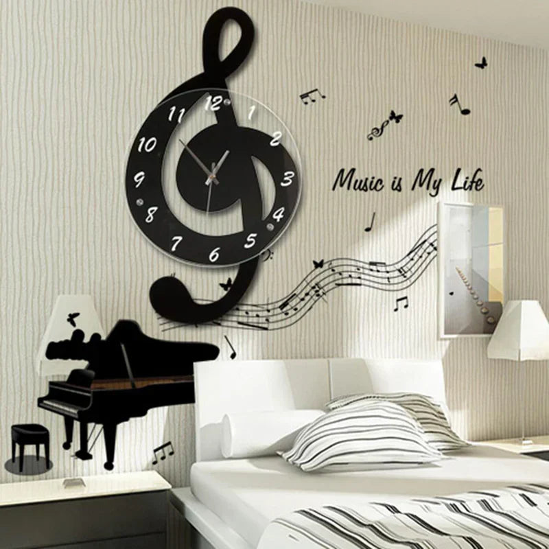Stylish Music Note Wall Art Decor