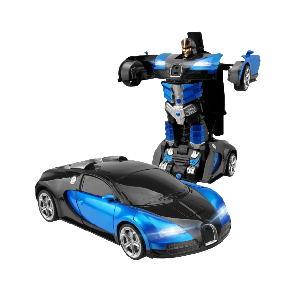Turbo Fast Police RC Transformer Car Toy