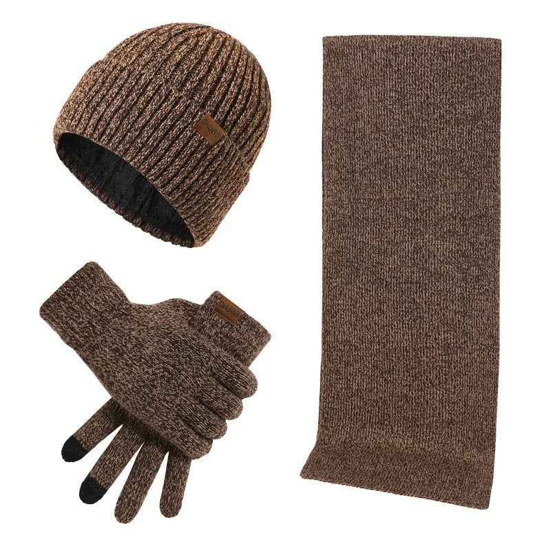 Warm Winter Hat and Glove Set