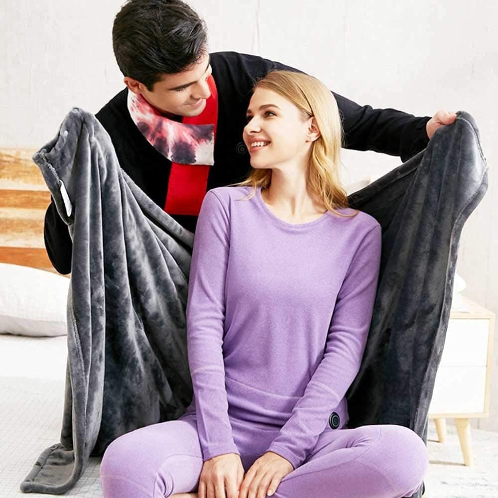 Cozy Thermal Fleece Blanket Throw