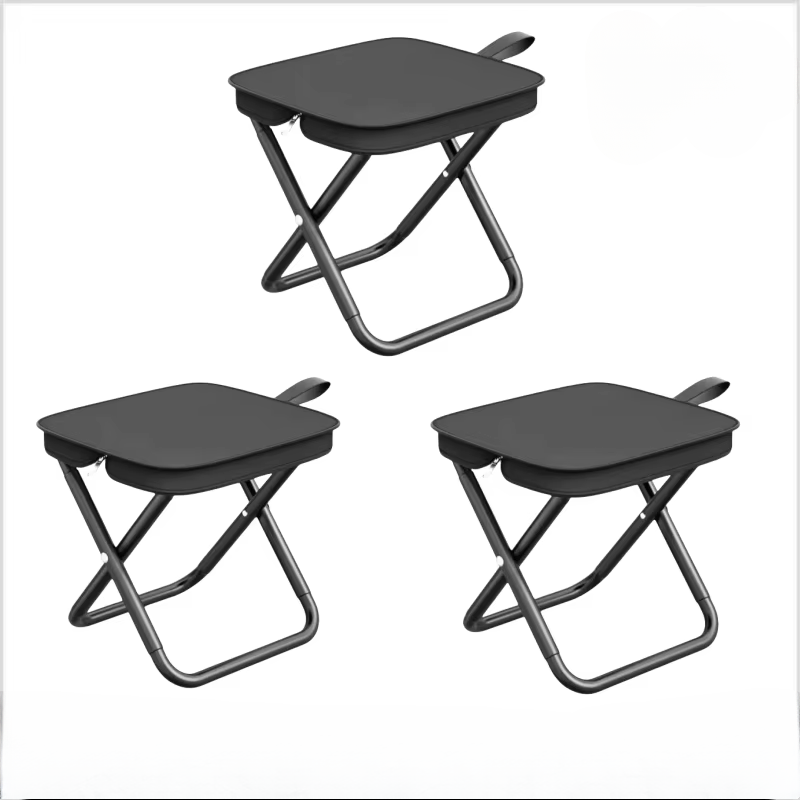 Compact Foldable Outdoor Camping Chair with Metal Legs