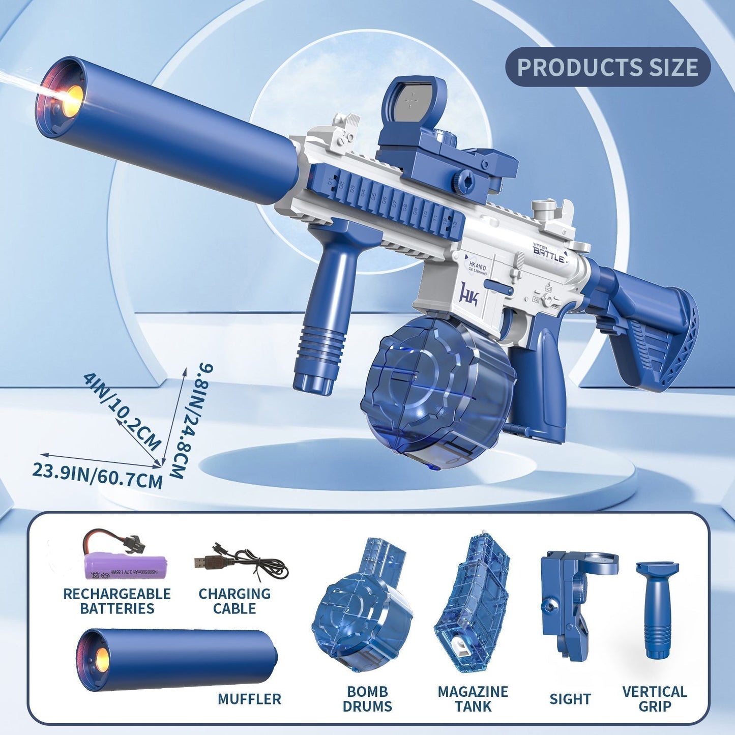 Befez | M416 Water Gun - Compact Edition
