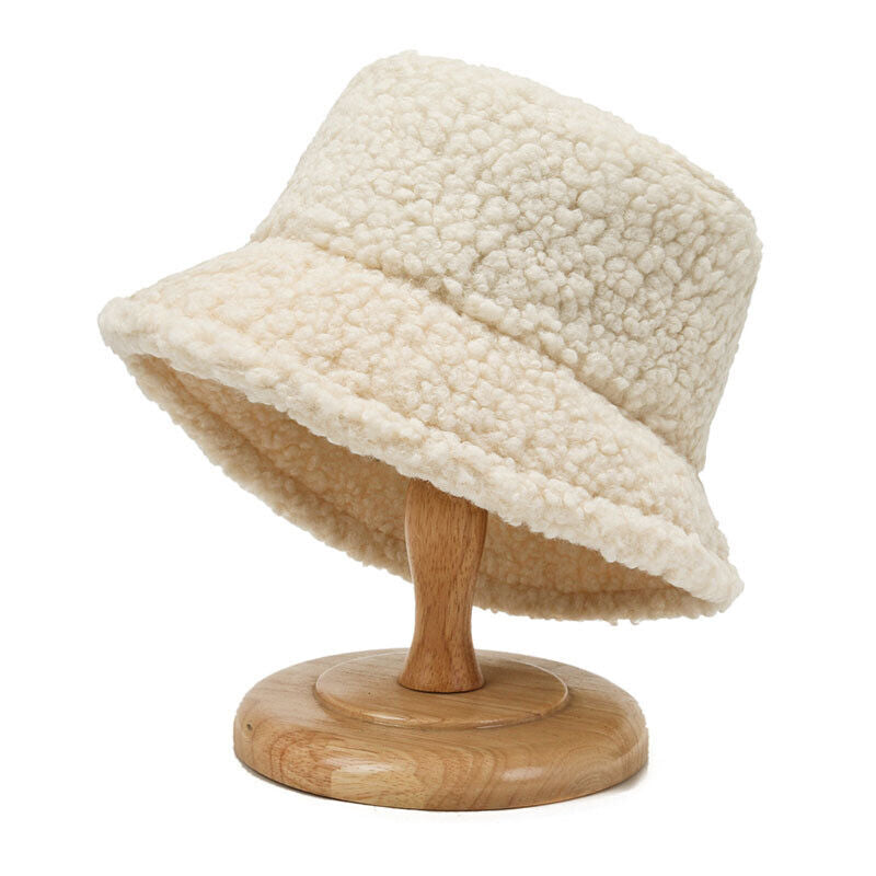 Soft Teddy Beanie Hat for Cold Winter Days
