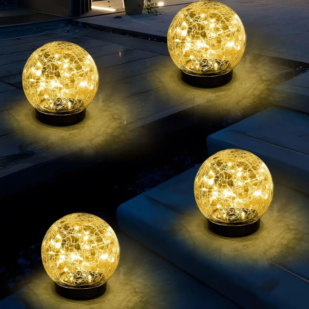Easy Solar Powered Globe Lamp