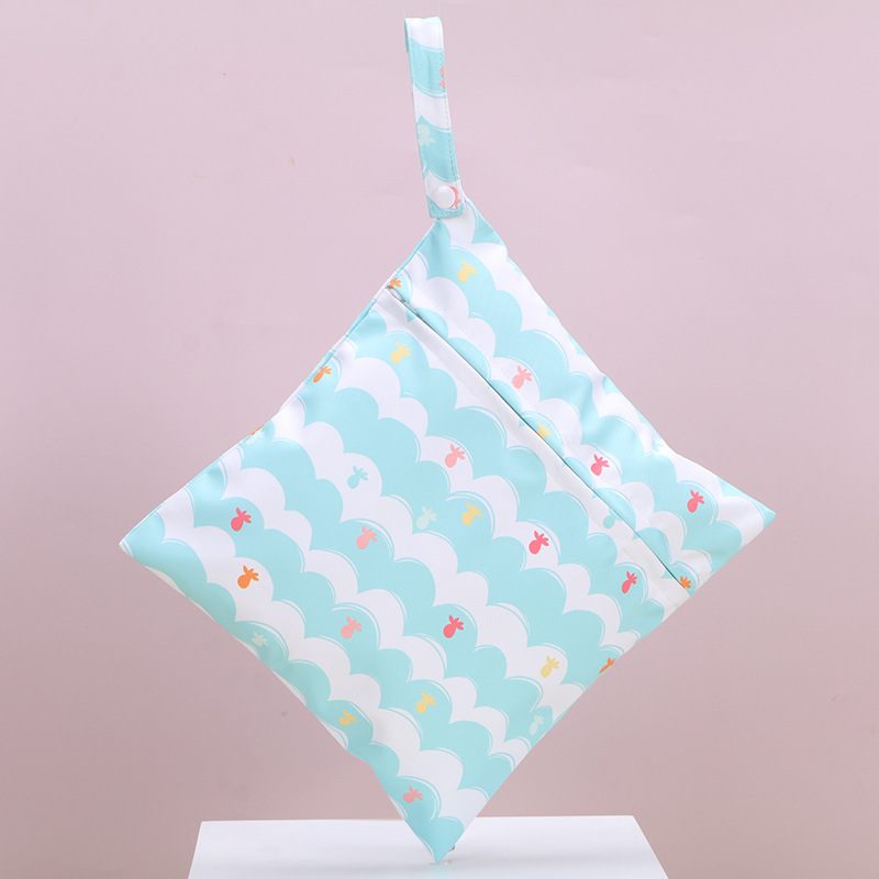 Waterproof Baby Bag with Zipper – Reusable Stroller Organizer
