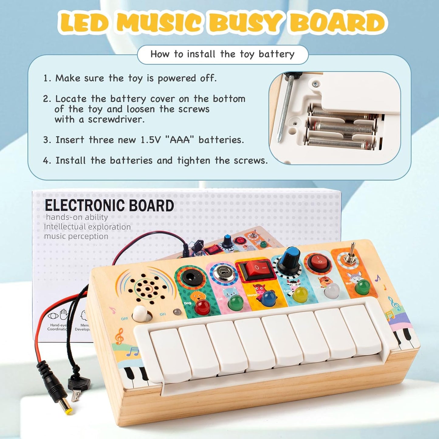 Baby Musical Activity Piano Toy