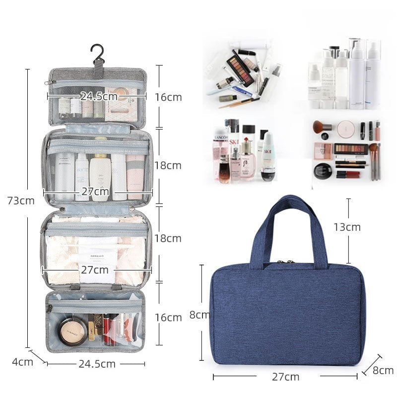 Waterproof Hanging Travel Toiletry Kit Bag