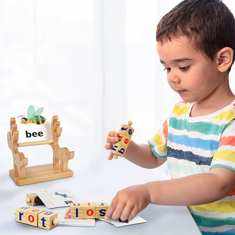 Wooden Learning Blocks for Kids