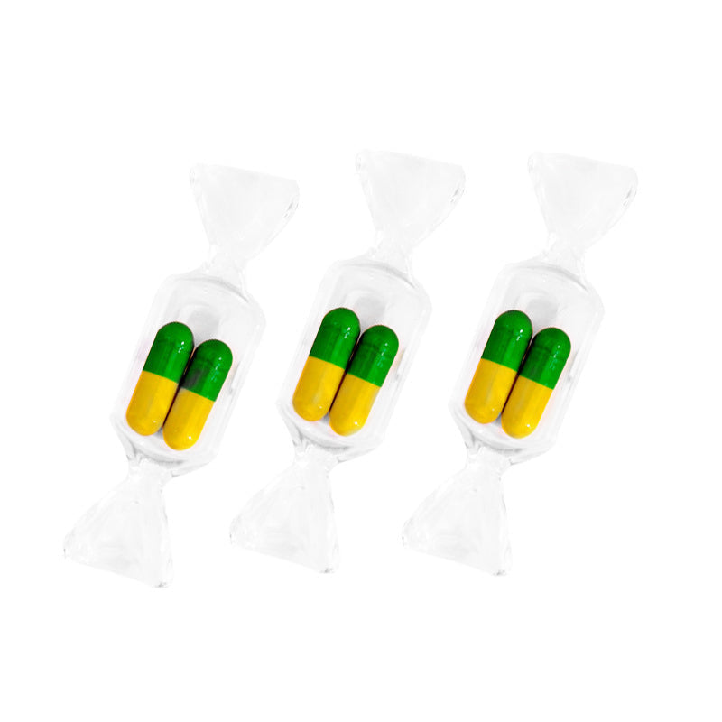 Clear Acrylic Sweet Shaped Trinket Boxes (10 Pack)