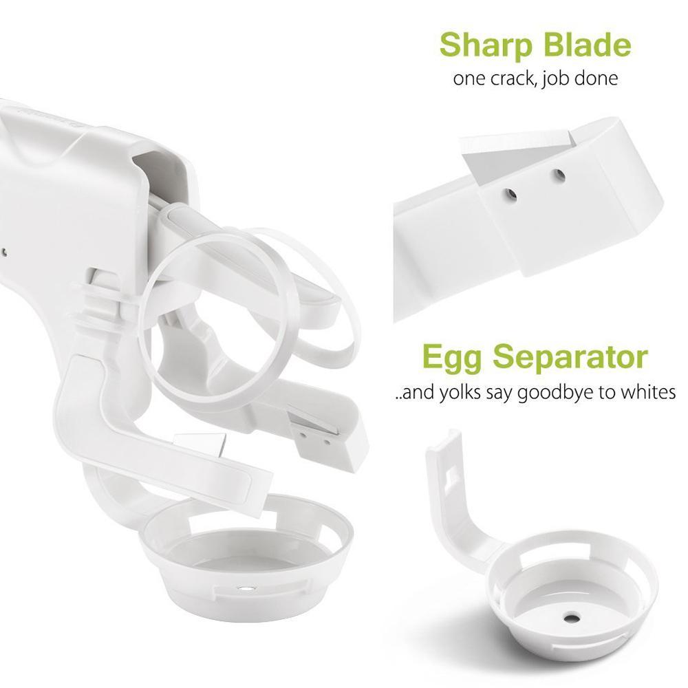 Easy Egg White Separator Handheld Cracker Tool