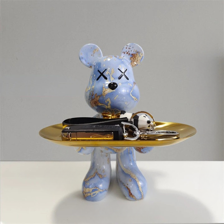 Stylish Bear Figurine Home Decor Statue