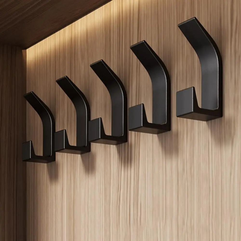 5-Pack Sticky Wall Hooks For Hanging Jackets - Befez