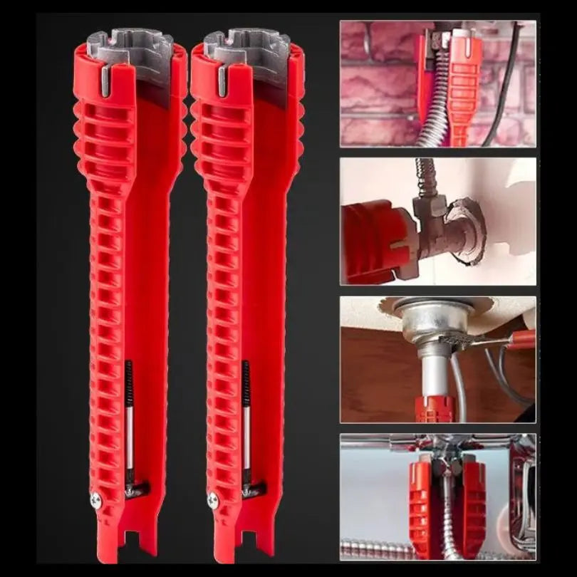 Versatile 8-in-1 Basin Wrench Plumbing Kit