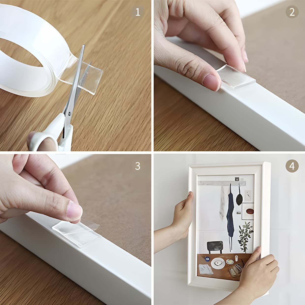 Clear Adhesive Double Sided Magic Tape