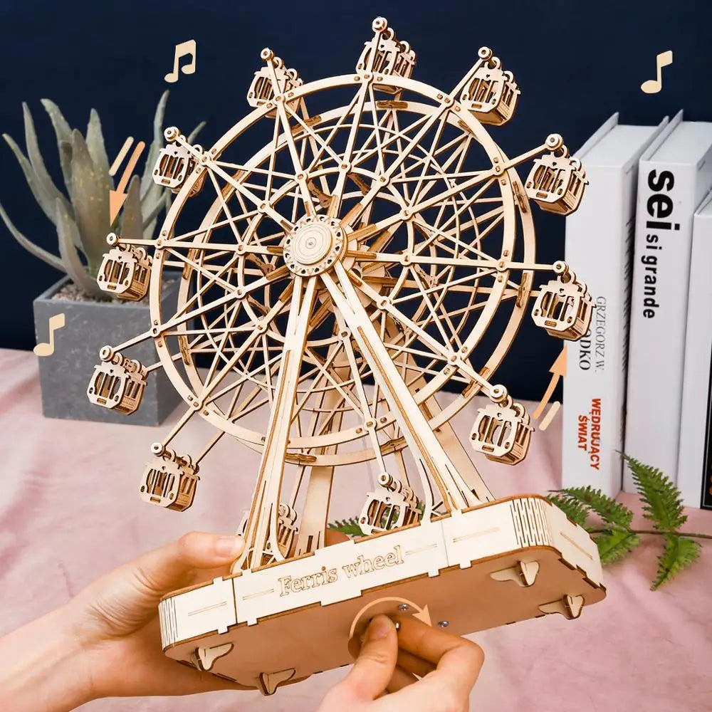 Fun 3D Wooden Ferris Wheel Building Kit