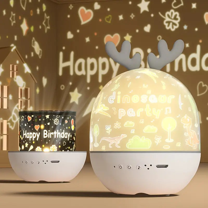 Befez | Cute Rabbit Night Light Star Projector