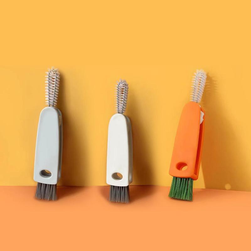 Practical 3-in-1 Cup Brush Cleaning Tool