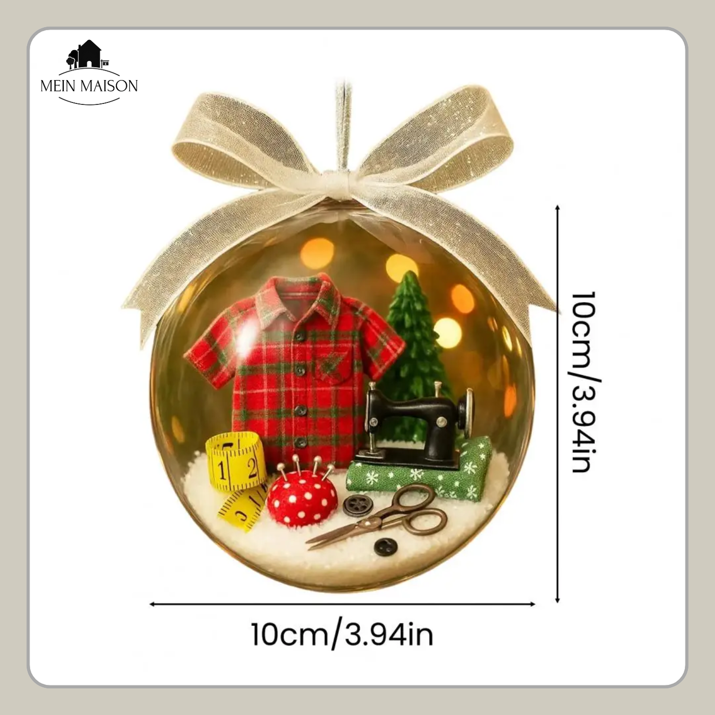 Colorful Christmas Tree Sewing Ornament Kit