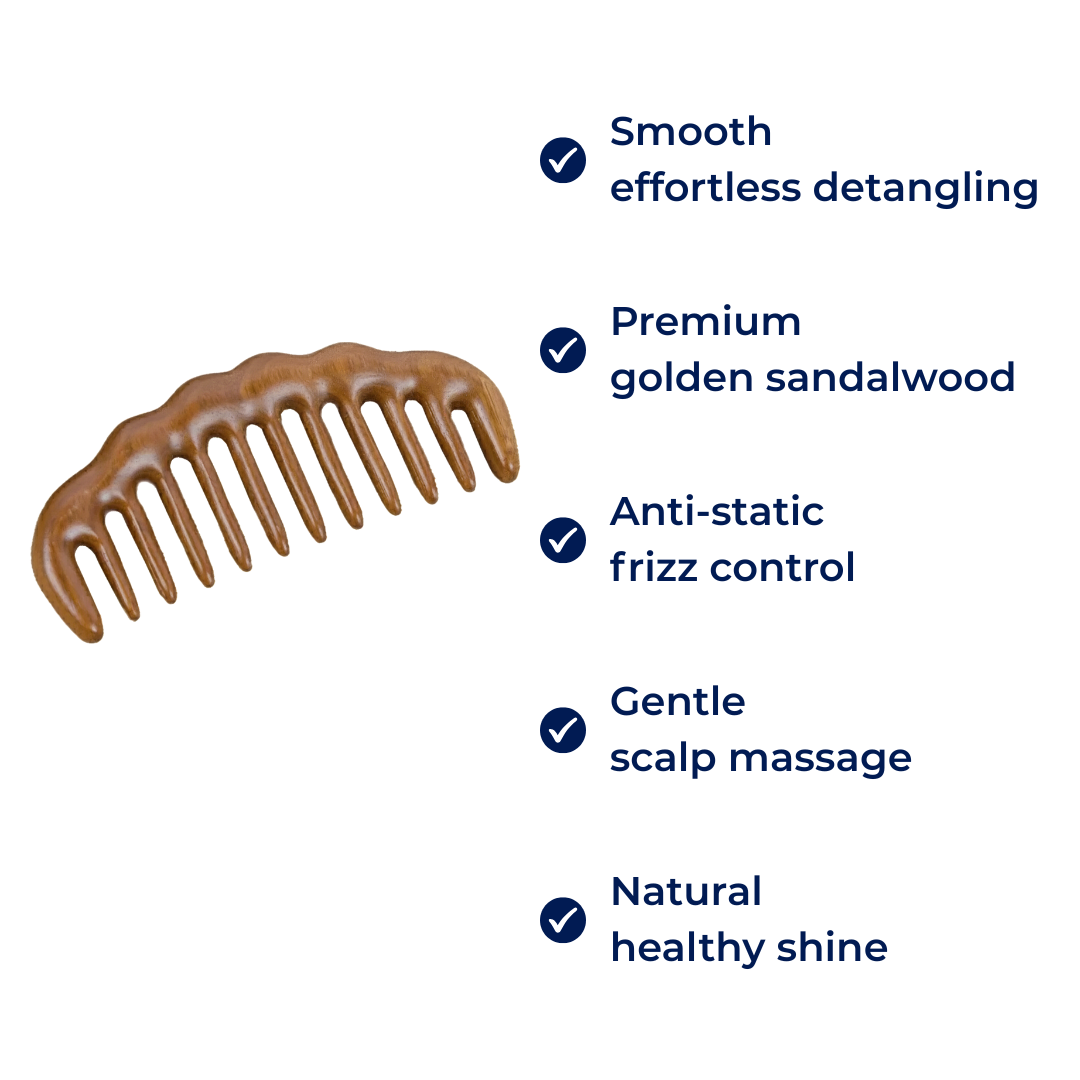 Soft Bristle Detangling Comb for Healthy Hair