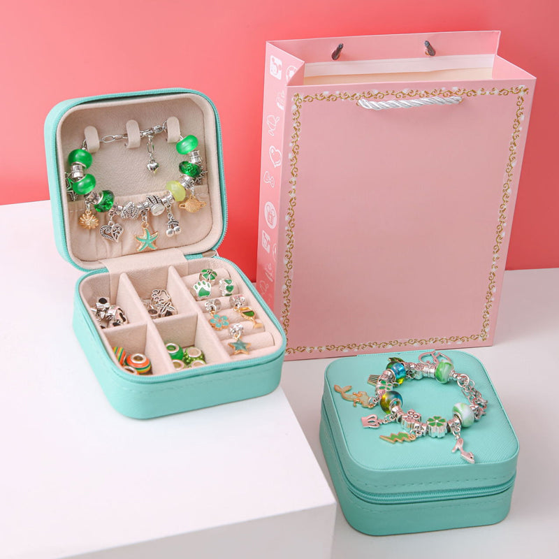 Colorful Kids Beaded Jewelry Set