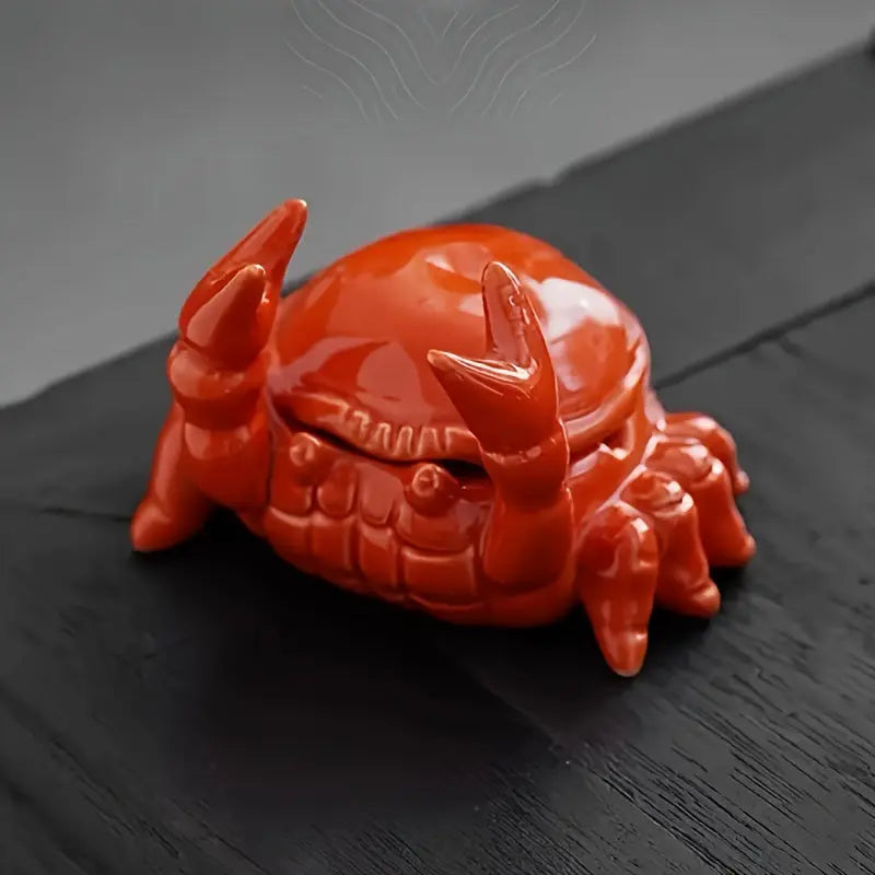 Fun Crab Ashtray with Lid