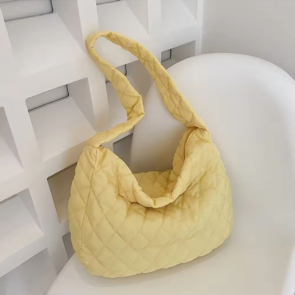 Soft Extra Large Padded Crossbody Tote Shoulder Bag