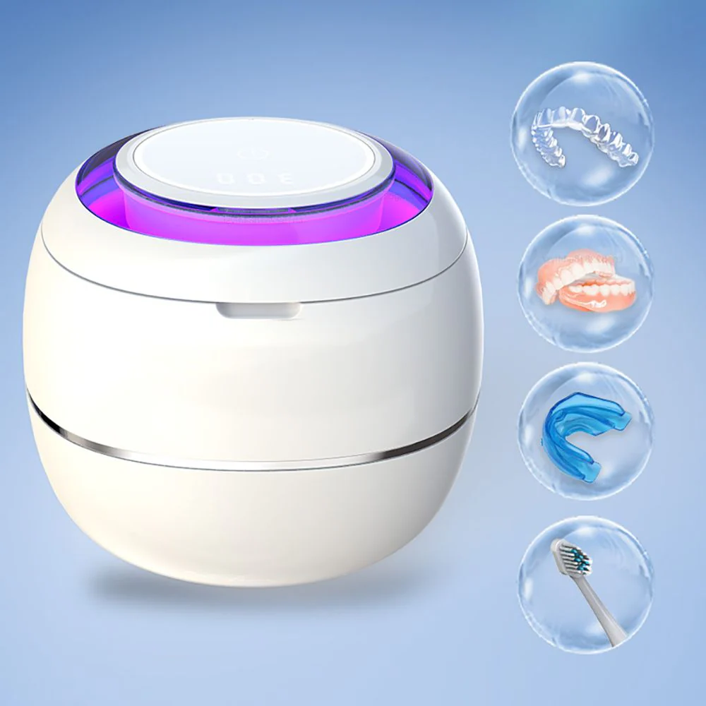 Compact Automatic Denture Cleaning Device