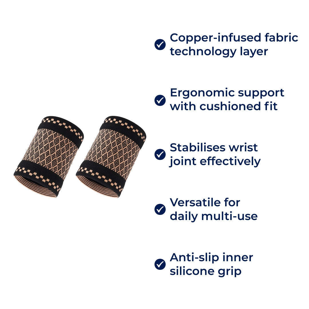 Comfortable Wrist Support Sleeve for Pain Relief