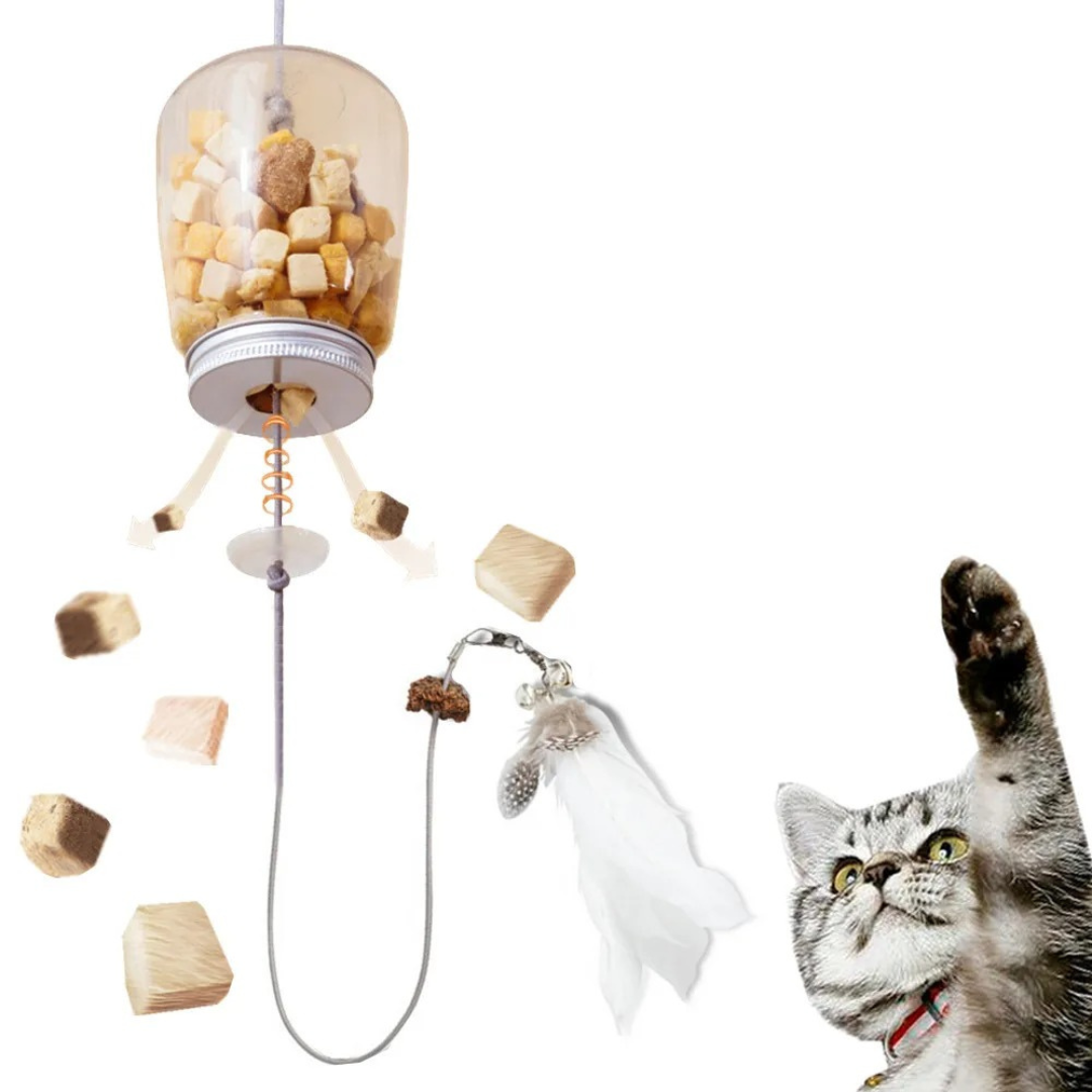 Fun Interactive Cat Toy Treat Dispenser