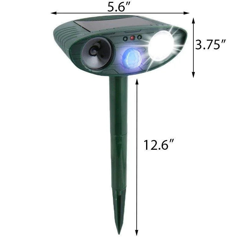 Outdoor Solar Chipmunk Deterrent Device