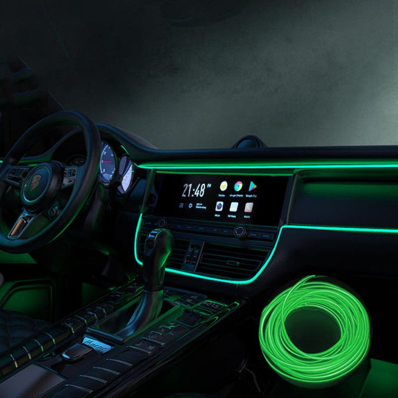 Car LED Interior Lighting USB Strip Kit