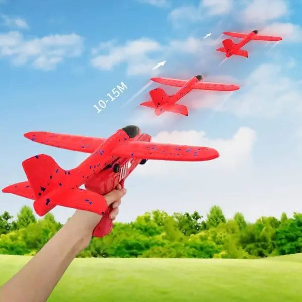 Fun Flying Plane Toy Launcher Set