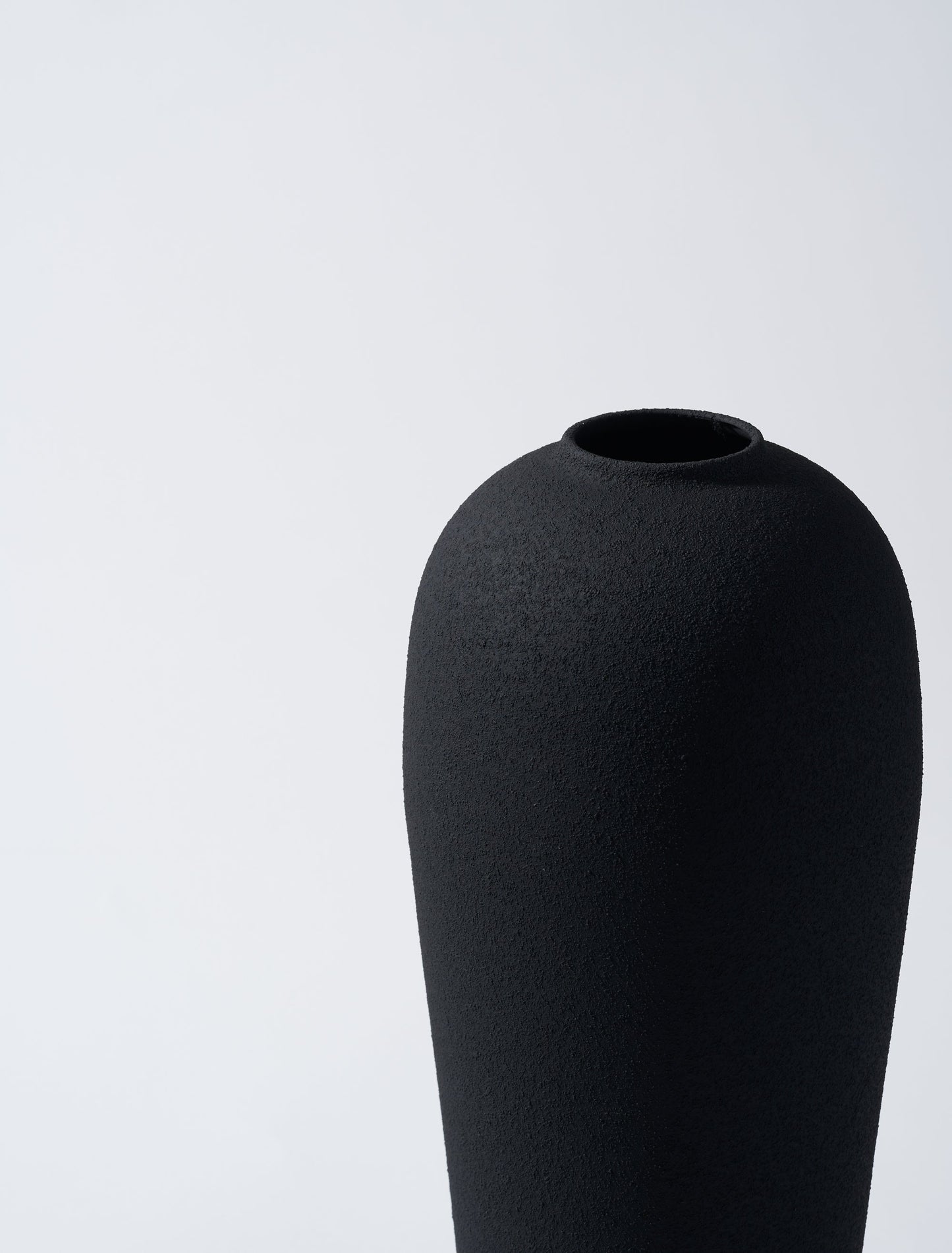 Modern Black Ceramic Vase