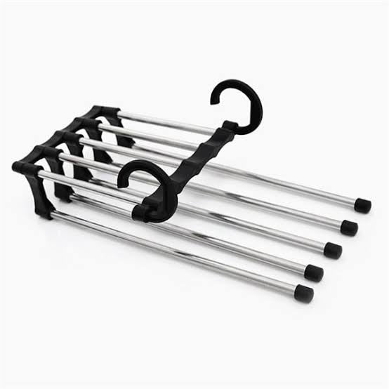 Versatile 5-in-1 Space Saving Rack Hanger