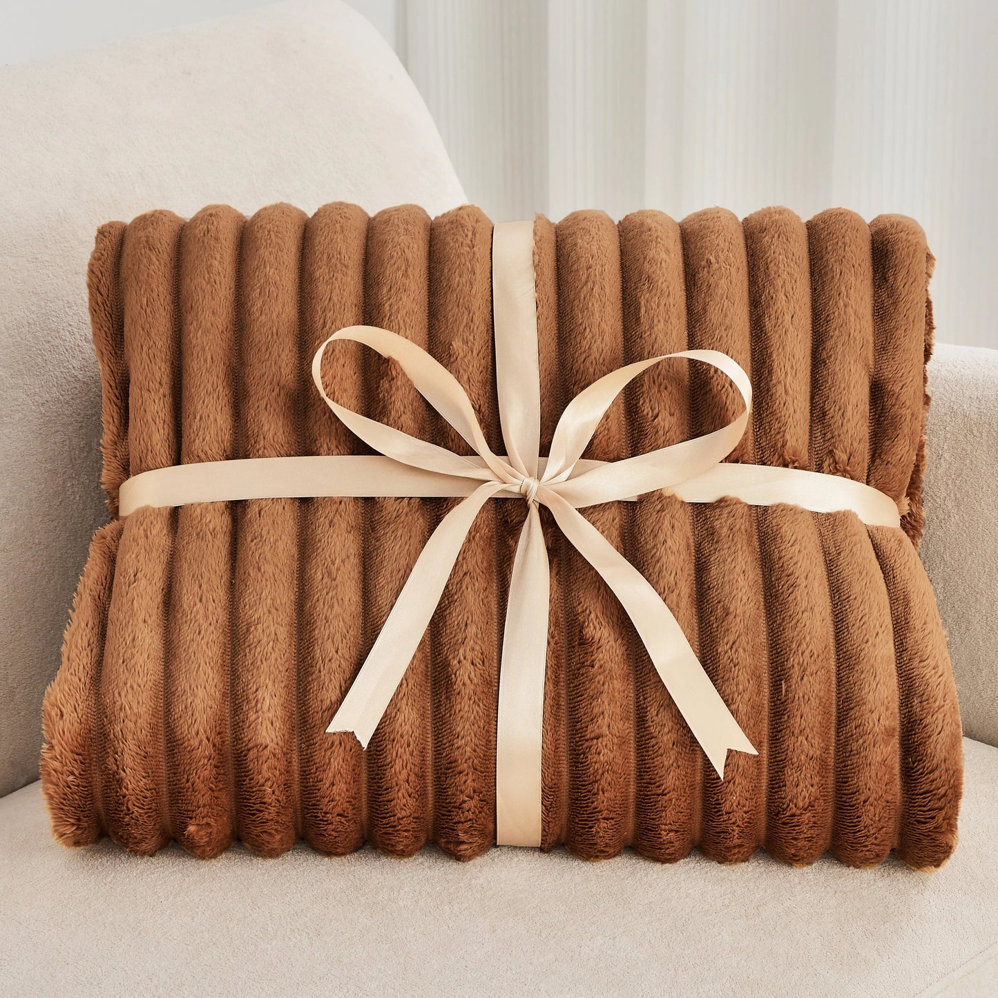 Soft Plush Fleece Blanket Twin Set