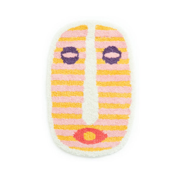Colorful Face Bathroom Mat