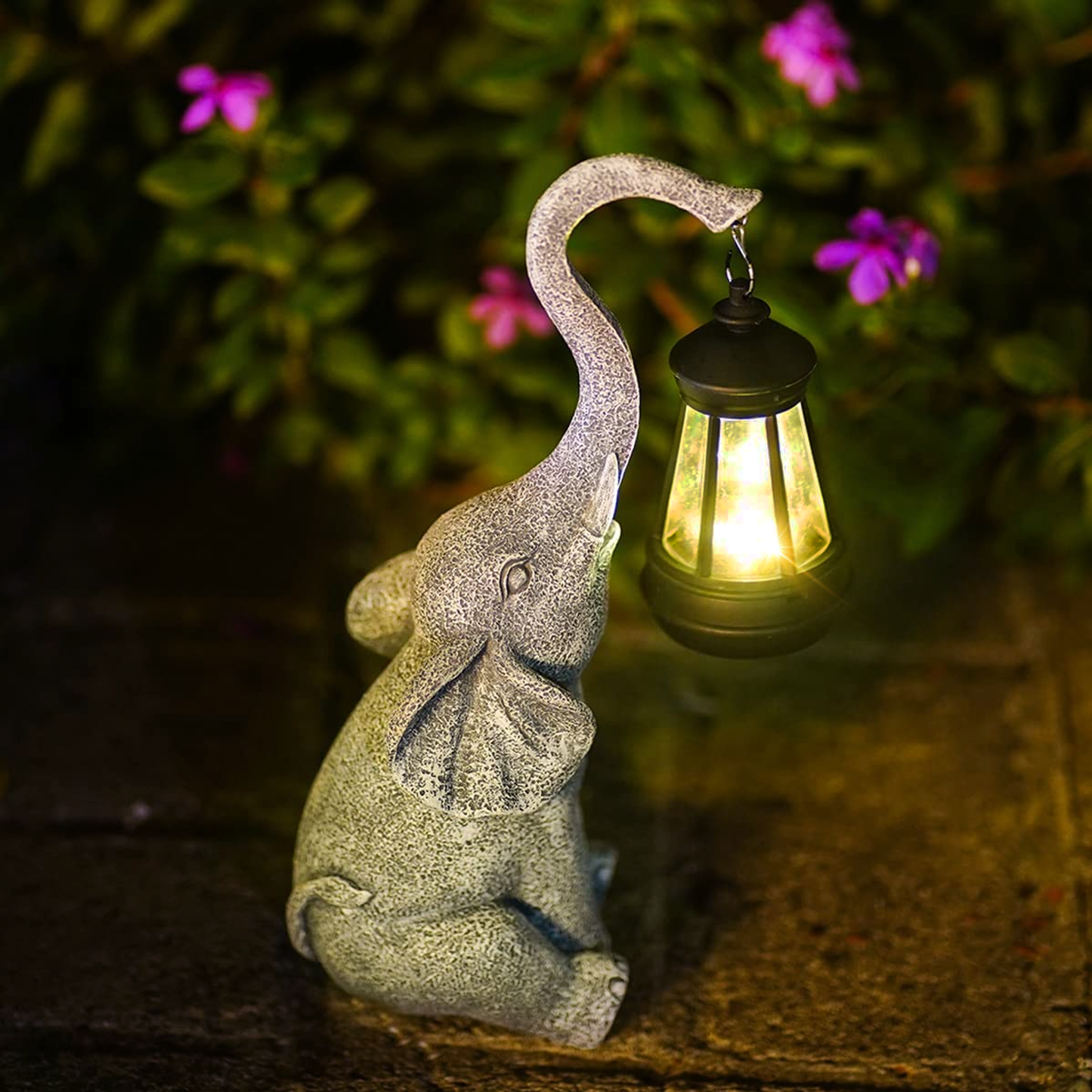 Befez | Outdoor Solar Elephant Lamp