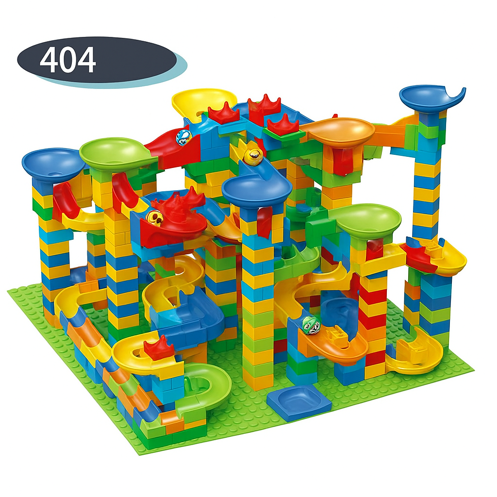 Exciting Marble Run Building Blocks Kit
