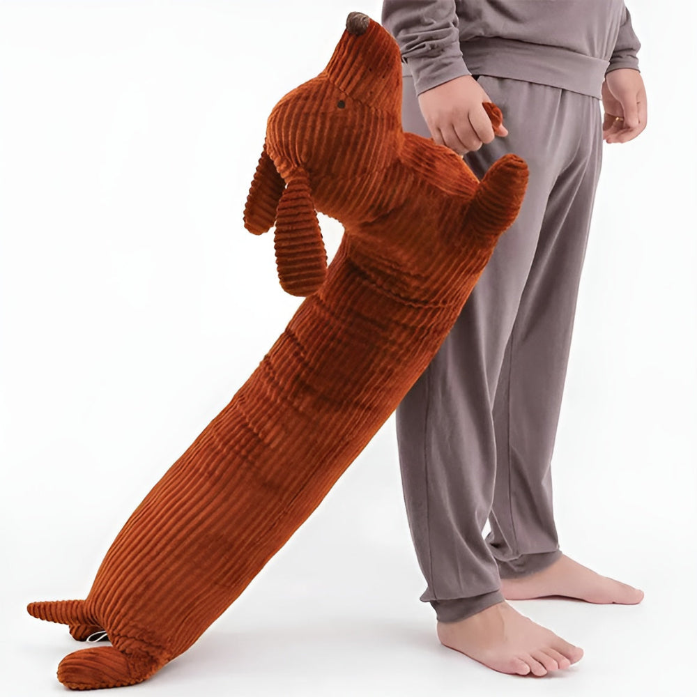 Plush Dachshund Dog Pillow - Cozy Pet Shaped Cushion