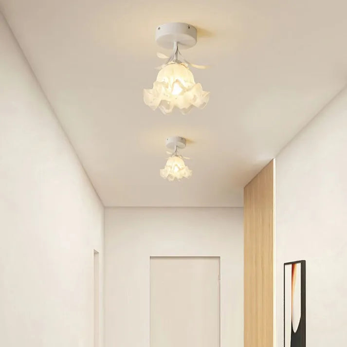 Small Floral Hanging Lamp