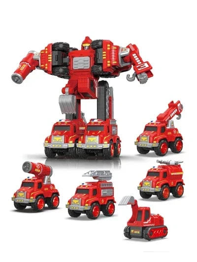 Ultimate 5-in-1 Transforming Car Toy Set