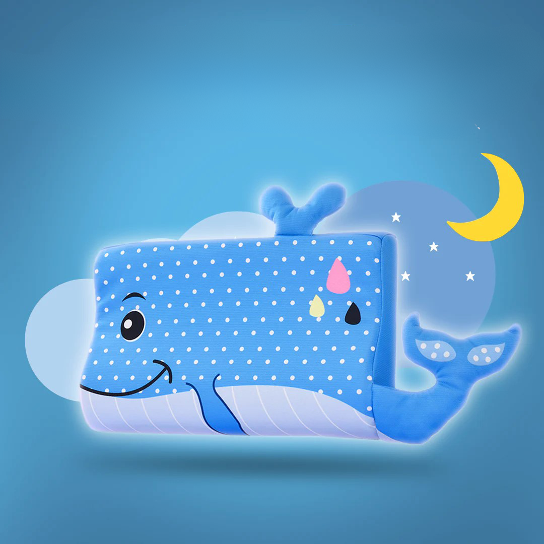 Comfortable Kids Pillow for Toddlers with Memory Foam