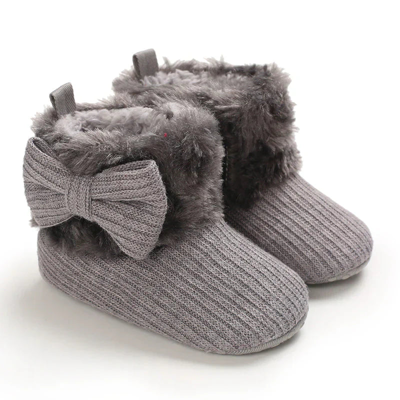 Cozy Baby Snow Boots - Soft Plush Non Slip Footwear