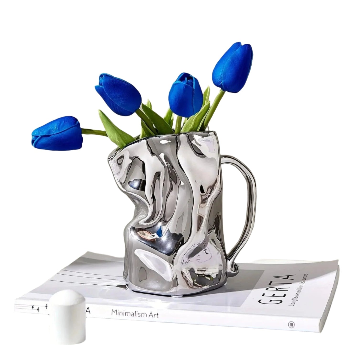Elegant White Ceramic Vase