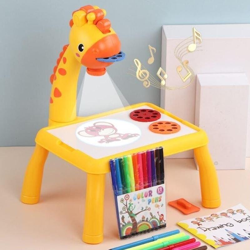 Fun LED Art Projector for Kids with Music