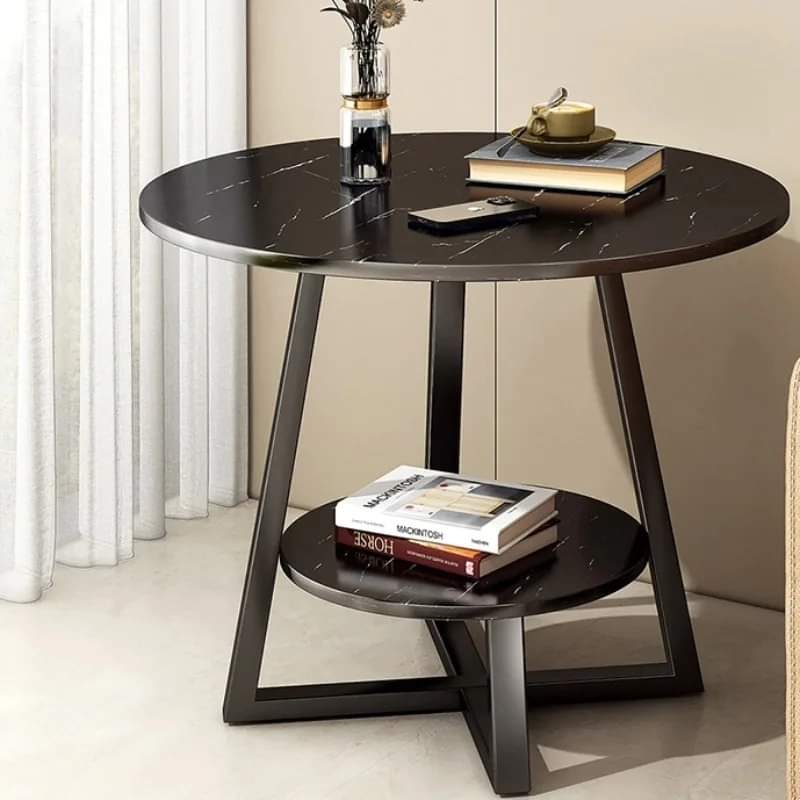 Befez | Modern Marble Effect Side Table